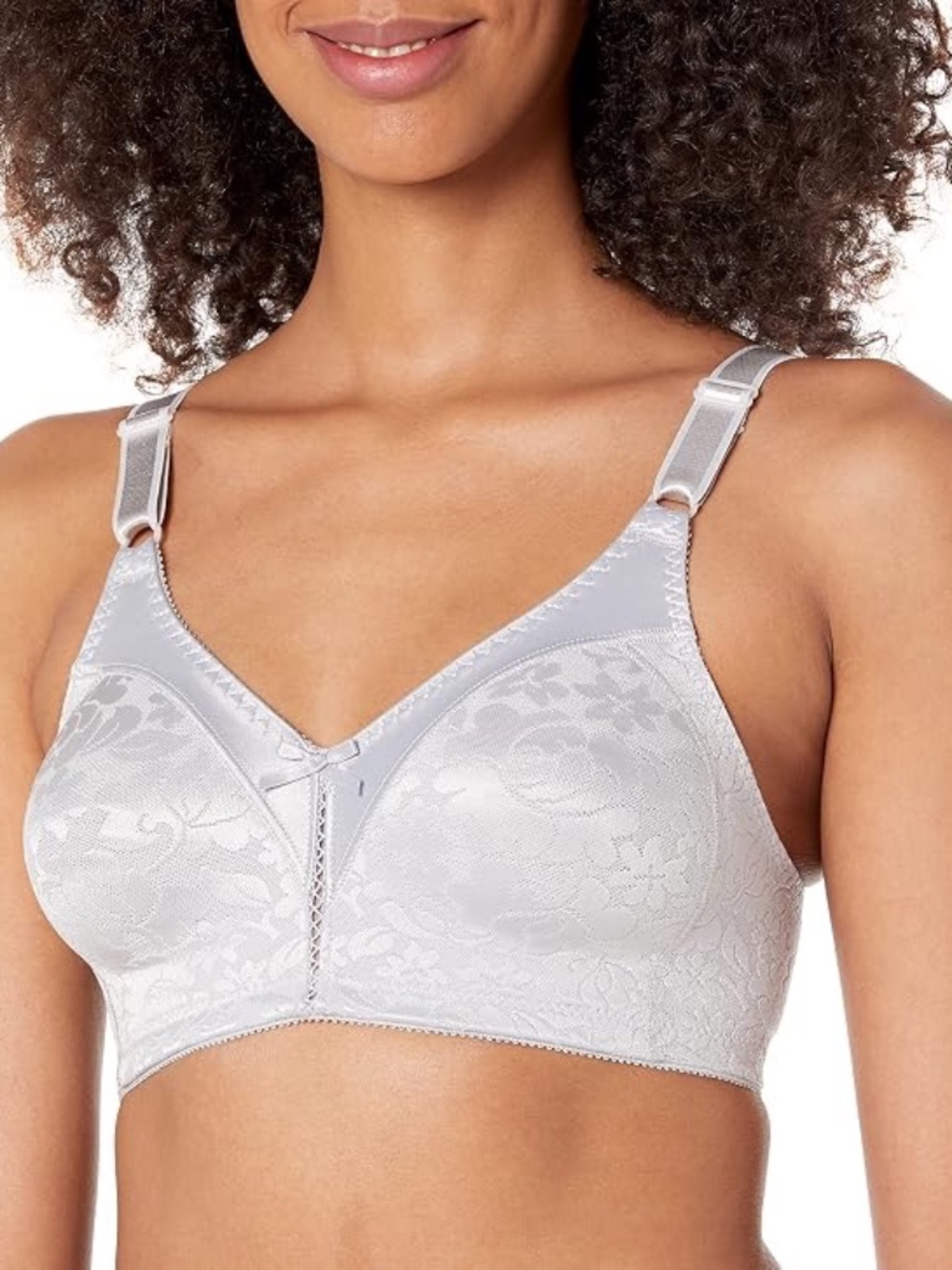 Bali Womens Double Support Wireless Bra, Full-Coverage Lace Bra (Retired Colors)